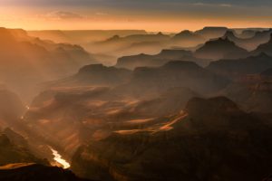 mountains at sunrise