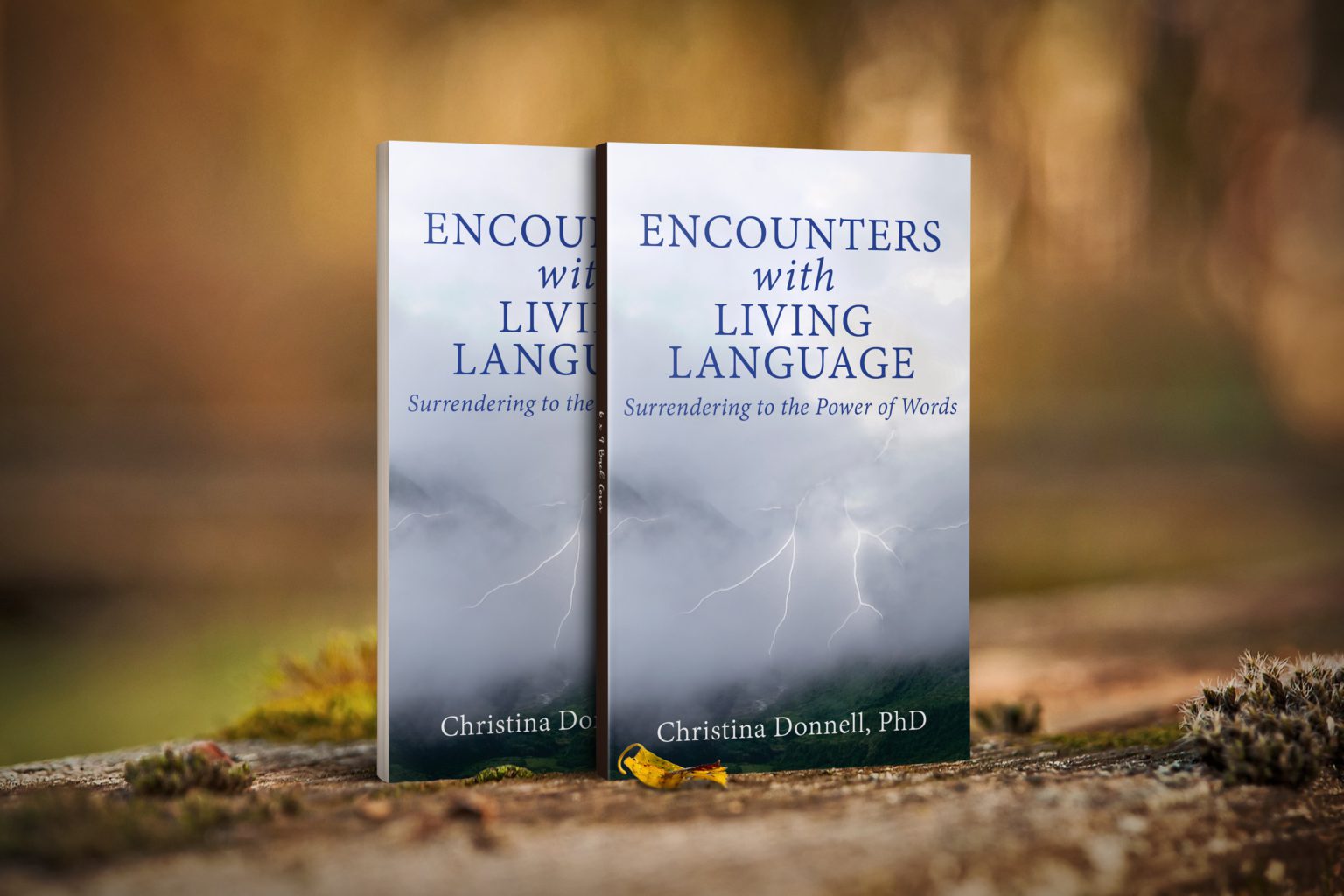2 books with a nature background